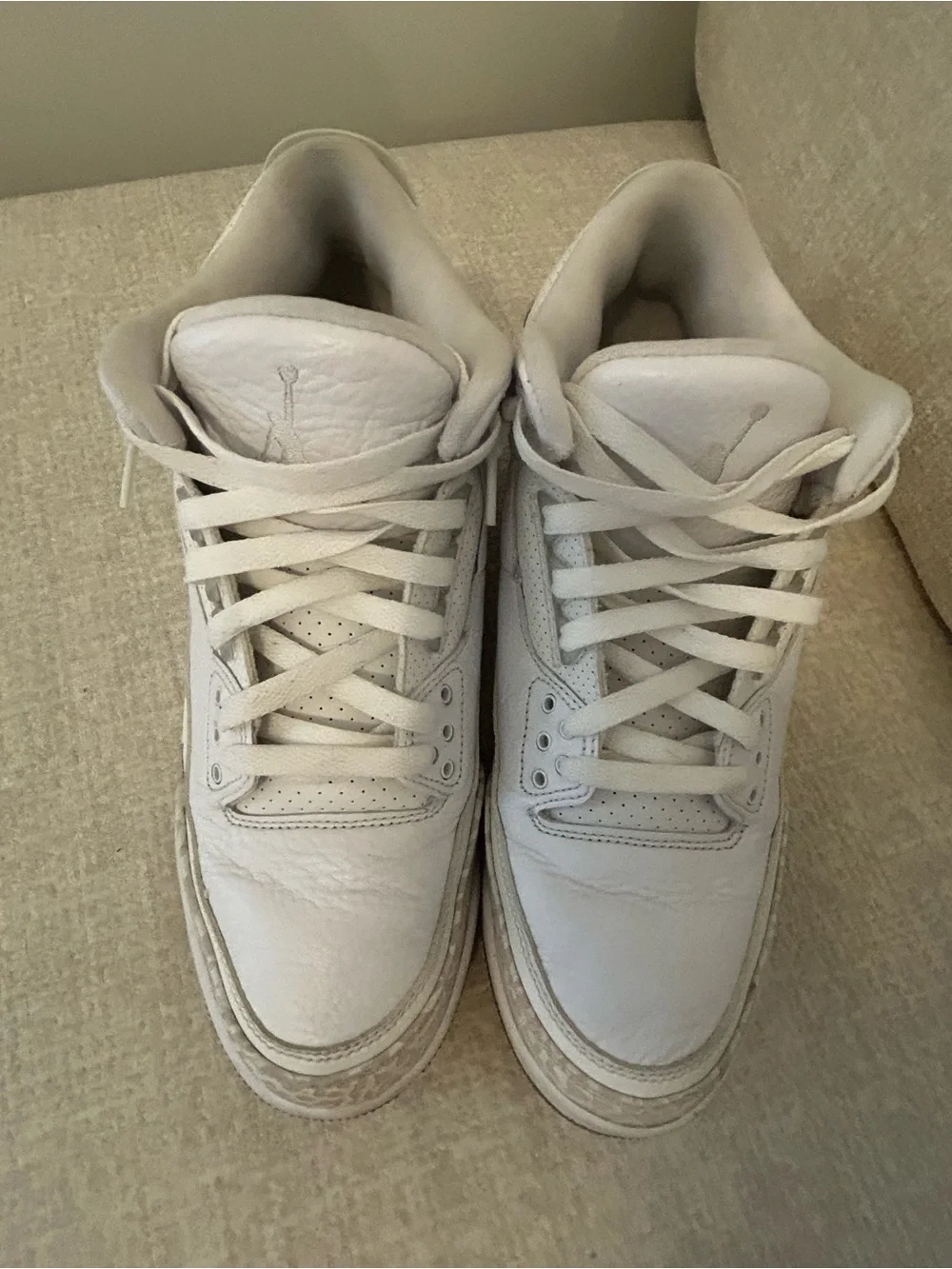 2018 Air Jordan 3 retro pure white
